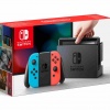 Nintendo Switch console with neon red&blue Joy-Con