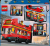 LEGO CITY 60407 Červený dvoupodlažní autobus